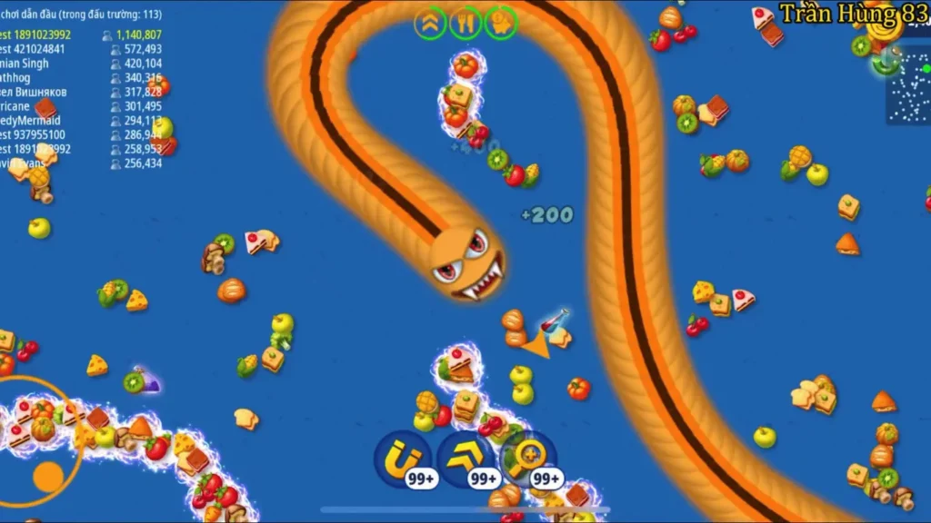 Giant Snake in Wormszone.io  Tips & Tricks