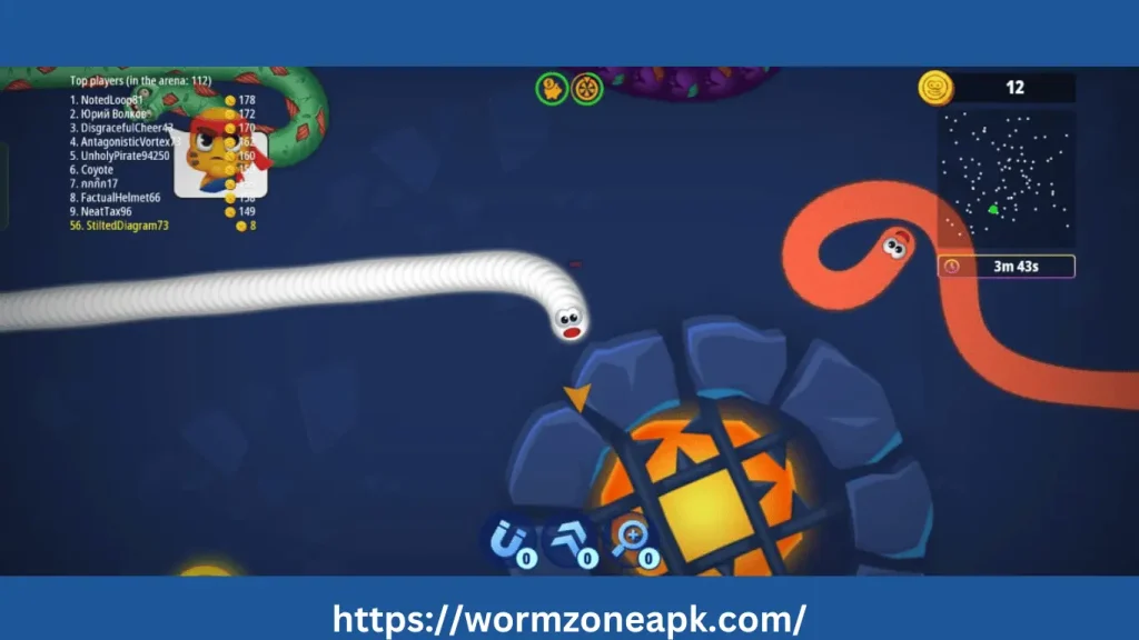 Worms Zone Mod APK v6.17.4 (Unlimited Money, No Death) svg%3E
